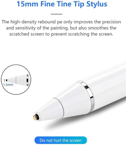 Stylus Pens for Touch Screens,Active Stylus Pen Compatible with Apple iPad, Capacitive Pencil for Kid Student Drawing, Writing,High Sensitivity,fo...