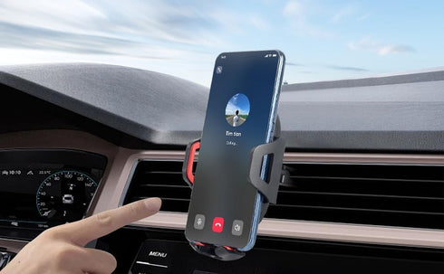 Car Phone Holder Mount with Vent, Strong Grip Dashboard & Windshield-360° Adjustable Holder with Extendable Arm, Universal Smartphone Compatibilit...