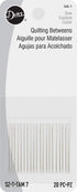 Dritz 56B-7 Quilting Betweens Hand Needles, Size 7 (20-Count) Nickel...