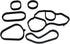 Oil Filter Housing Gasket Set 11428643747 and Oil Cooler Seal Set 11428643758 replacement for Mini Cooper...