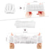 3 Pack Spa Headband and Wrist Washband Face Wash Set,Reusable Soft Makeup Headband Fleece Skincare Headbands for Washing Face Shower (Loose White)...