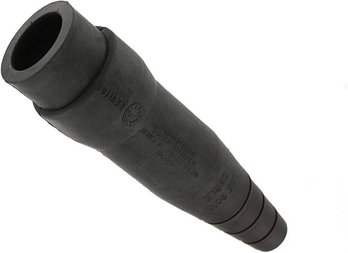 Leviton 18D25-E 18-Series Ball Nose, Male, Plug, Detachable, Crimped, Commercial Grade, Cam-Type Connector, Black...