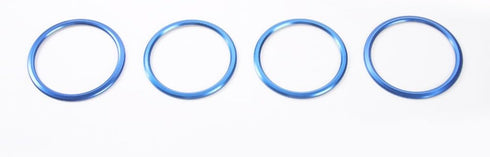 for Camaro Accessories AC Knobs Air Conditioning Outlet Vent Cover Ring Decor for Chevrolet Camaro 2016 2017 2018 2019 2020, Blue Interior Accesso...