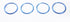 for Camaro Accessories AC Knobs Air Conditioning Outlet Vent Cover Ring Decor for Chevrolet Camaro 2016 2017 2018 2019 2020, Blue Interior Accesso...