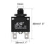 uxcell 5Pcs Thermal Overload Protector AC 125/250V 20A Push Button Reset Circuit Breaker...