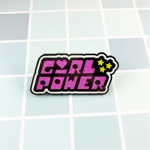 GIrl Power Enamel Pins Feminism Metal Cartoon Brooch Backpack Hat Bag Collar Lapel Badge Men Women Fashion Jewelry Gifts for Women Empowerment Bro...