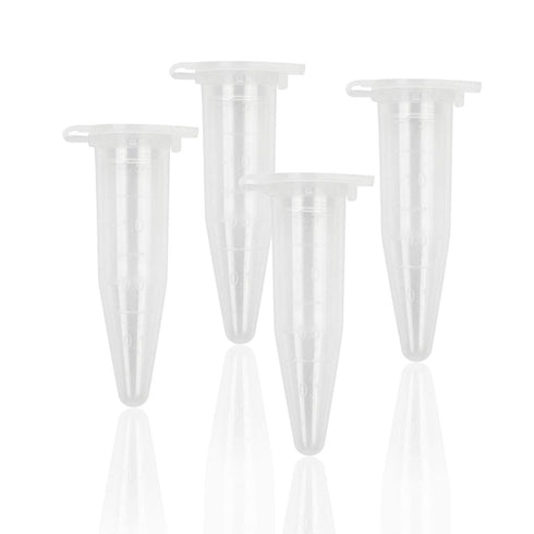 100 Pcs Centrifuge Tubes 1.5 ml Bottom Tip Clear Plastic Test Tube Vials Small Tubes with Caps Small Sample Bottle Vials Container with Cap for La...