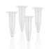 100 Pcs Centrifuge Tubes 1.5 ml Bottom Tip Clear Plastic Test Tube Vials Small Tubes with Caps Small Sample Bottle Vials Container with Cap for La...