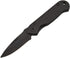 All Matte Black Locking Pocket Knife, Stainless Steel Blade, Aluminum Handle, 3.5" L Folded. 6" L When Opened, Gift Box Included...