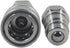 1-Set 1/2" NPT ISO5675 Ag Hydraulic Quick Connect Tractor Coupling/Couplers Ball Valva,Pioneer Type,Set w/Dust Cap...