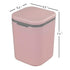 1/2 Gallon Tiny Countertop Trash Can, Push-Button (Pink)...