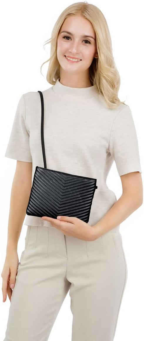 AMELIE GALANTI womens small crossbody strap handbag bag,Soft Leather Fabric Delicate Durable Fashion Design...
