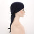 Womens Turban Chemo Hat Head Scarves Slip-On Pre-Tied Headwear Bandana Sleep Hair Cover...