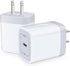 USB C Fast Charger Block 2Pack 20W Type C Charger Adapter Wall Plug Box for iPhone 15 14 13 12 11 Pro Max XS XR SE,Samsung Galaxy S24 S23 S22 S21 ...