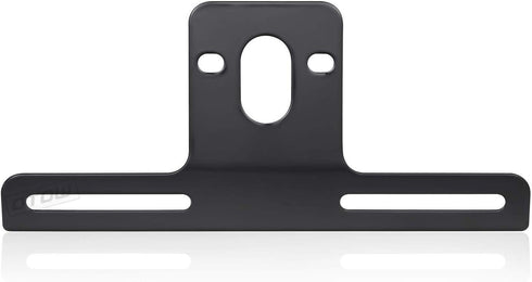 Steel Heavy Duty License Plate Holder Bracket and Light Mount for Trailers, Trucks, Cars, Certain Motorcycles with Mounting Screws, Reflective Sti...