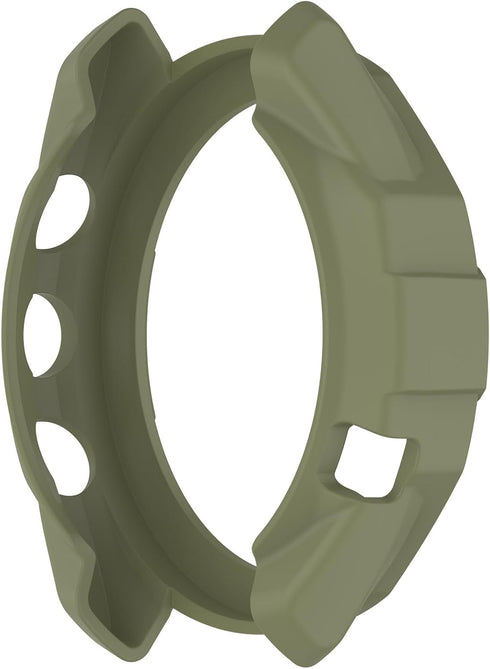 3 Pack/Set Protective Cases Intended for Approach S70 Watch Cases Acceassories Compatible with Garmin Approach S70 Smartwatch (Black,Green,Beige, ...