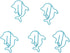 100Pcs Cute Paper Clips Blue Dolphin Exquisite Color Strong Clamp Force Kids Paper Clips for Office School Home...
