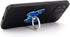 Butterfly Cell Phone Ring Holder Finger Ring Grip Stand 360° Rotation 180° Flip Universal Kickstand Compatible with All Smartphones (Blue)...