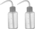 Wash Bottle 2pcs 150ml 5Oz Narrow Mouth Squeeze Bottle Medical Lab Plastic Safety Squeeze Bottle No Spill Bend Mouth Watering Cans...