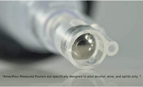 Measured Pourer - Liquor Bottle Pourers - Collared - Made 100% In The USA. Bar Spouts That Don't Leak - No Cracks, Just A Perfect Cocktail Pour Ev...