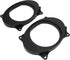 Speaker Adapter Bracket Ring, 2pcs 6.5inch Black Door Speaker Adapter Spacer Rings with 2 Wire Harness for Corolla Levin(6X9)...