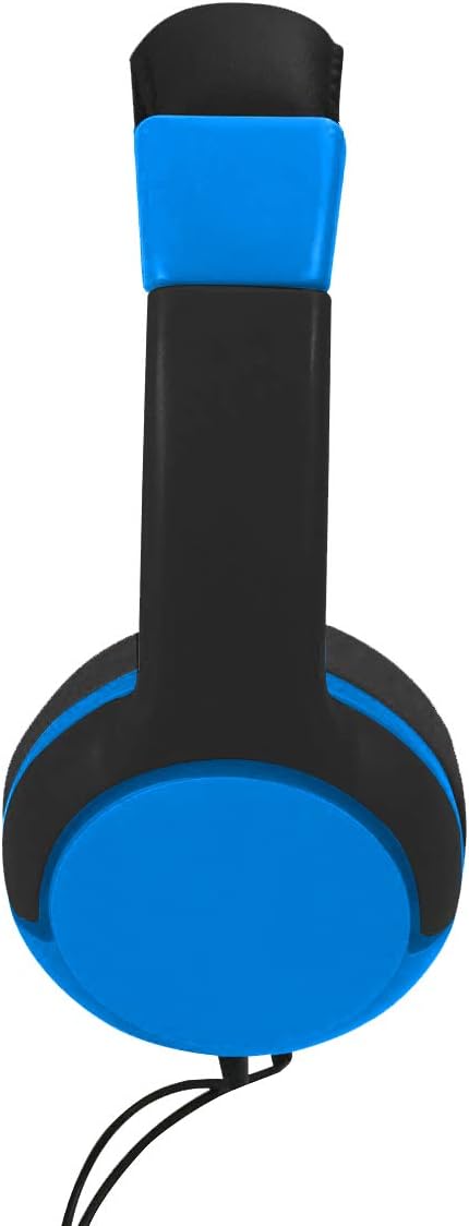 Gabba Goods Safe Sounds Volume Limited Kids Headphones, 85 decibel over ear headphones (Blue)...