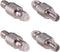 4pcs SMA Female to FME Female RF Coaxial Coax Adapter SMA to FME Connector(F147-4)...
