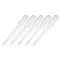 uxcell 20 Pcs Plastic Disposable Pipettes 0.2ml, Clear Transfer Pipettes, 61mm Length, Liquid Dropper for Lab...