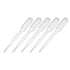 uxcell 20 Pcs Plastic Disposable Pipettes 0.2ml, Clear Transfer Pipettes, 61mm Length, Liquid Dropper for Lab...