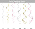Rose Gold Birthday Decorations Kit - 20-Pc Set with Pre-Strung Happy Birthday Banner, Tissue Paper, Garland & Swirls | Rose Gold Party Supplies fo...