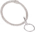 Rhinestone Wearable Keyring Bangle Sparkle Bracelet keychain Wristlet Key Chain for Women, Silver, 3 Inch...
