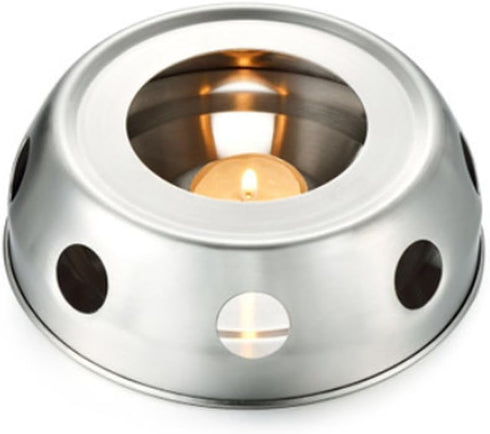 Round Base Stainless Steel Teapot Holder, Candle Heating Device Teapot Warmer Rack, Heater Heating Stove Rack...
