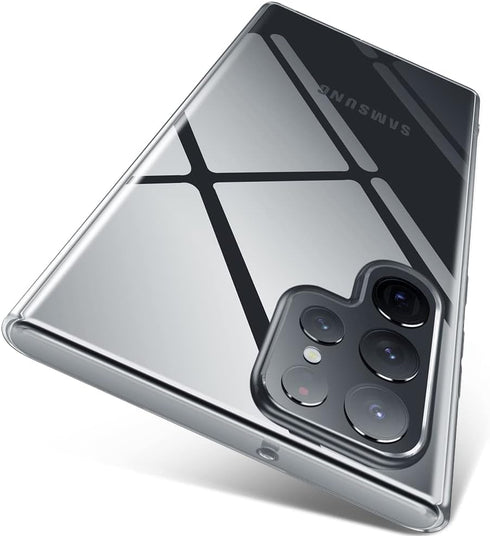 X-level Samsung Galaxy S22 Ultra Case Clear Ultra-Thin Slim Fit Soft TPU S22 Ultra Mobile Phone Cover Anti-Slip Grip Phone Case for Galaxy S22 Ult...