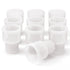 stonylab Silicone Stopper with Thread, 14# Natural Silicone Septum Stopper Fit for 14/20 Outer Joint Lab Glassware, Sleeve Type, Pack of 10...