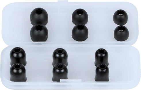 Klein Tools 69475 Ear Tips for Klein Tools AESEB1S Situational Awareness Bluetooth Earbuds, 3 Pairs Each of Replacement Memory Foam and Silicone T...