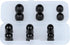 Klein Tools 69475 Ear Tips for Klein Tools AESEB1S Situational Awareness Bluetooth Earbuds, 3 Pairs Each of Replacement Memory Foam and Silicone T...