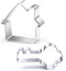 Small Key and House Cookie Cutters Set - Stainless Steel...