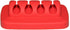 ENVISIONED Desktop Cable Organizer, Weighted, Eco-Friendly Silicone, No Bad Smell, Bundled with 4 Reusable Cable Ties (Red)...