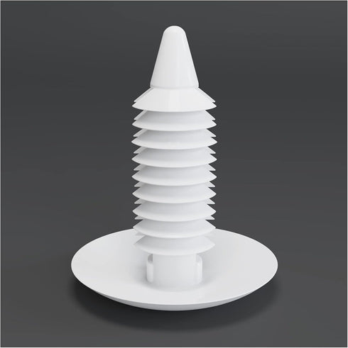 Medium Multi-Gauge Strapping Rivets Fasteners 3/4" Length for Patio Lounge Chair Repair 30 Pack (White)...