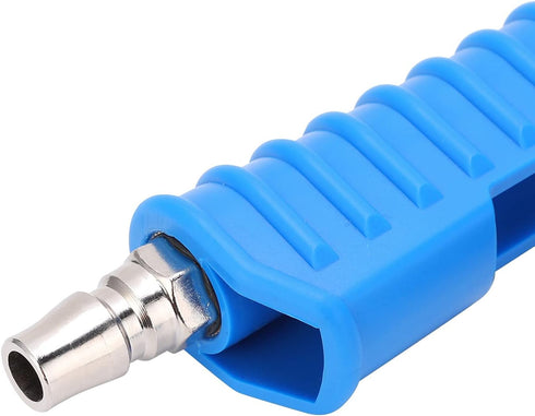 Air Blow Gun with 10" Long Angled Nozzle, Long Reach Industrial Air Blow Gun, Pneumatic Air Compressor Accessories Cleaning Tool, Stainless Steel ...