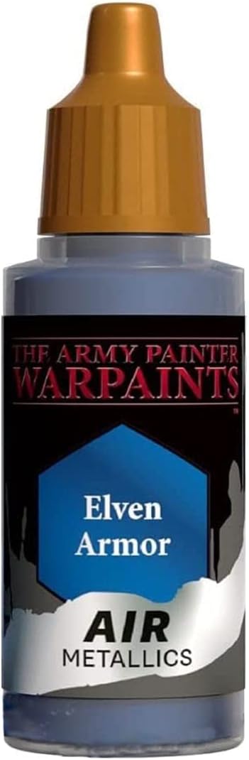 The Army Painter Warpaint Air Metallics Elven Armor - Acrylic Non-Toxic Heavily Pigmented Water Based Paint for Tabletop Roleplaying, Boardgames, ...