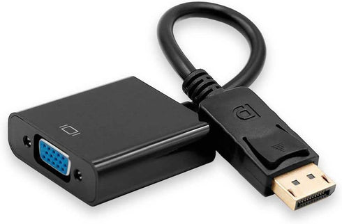 DisplayPort to VGA Adapter, DP to VGA Converter Display Port Male to VGA Female Converter Cable Adapter for Computer PC Desktop Laptop Projector.....
