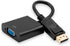 DisplayPort to VGA Adapter, DP to VGA Converter Display Port Male to VGA Female Converter Cable Adapter for Computer PC Desktop Laptop Projector.....