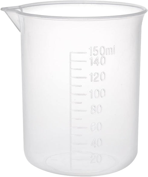uxcell 5pcs Measuring Cup Labs PP Graduated Beakers 150ml...