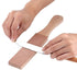 Utoolmart Double Side Leather Strop for Knife Sharpening, 1.7" by 10.8" Stropping Block Handmade Razors Polishing Board, for Honing Knives, Woodwo...