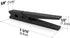LWR CRAFTS Wooden Large Clothespins 3-5/16" 8.4cm 30 Pieces Per Pack (Black)...