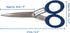 Tonic Studios Left Handed Scissors - All Purpose Heavy Duty Snips with Titanium Coating - Lefty Craft Tool for Fabric, Cardstock, and Vinyl - 6.5 ...