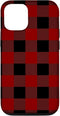 iPhone 12/12 Pro Buffalo Plaid Check Tartan Pattern Lumberjack Flannel Case...