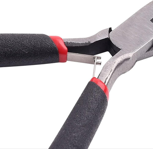 Mini Bent Nose Pliers Multifunction Precision Pliers Stripper Hand Wire Jewellery Making Tool Beading Flat Wire Pliers DIY Craft...