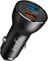 Car Charger,39W Fast Dual USB C Charge Adapter with 2 Quick Charging 3.0 Port for iPhone 15 14 13 pro max Samsung Galaxy XIAOMI Google etc,Black.....